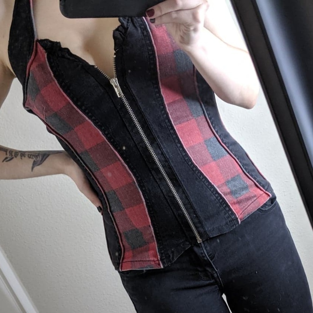 Tripp zip up corset